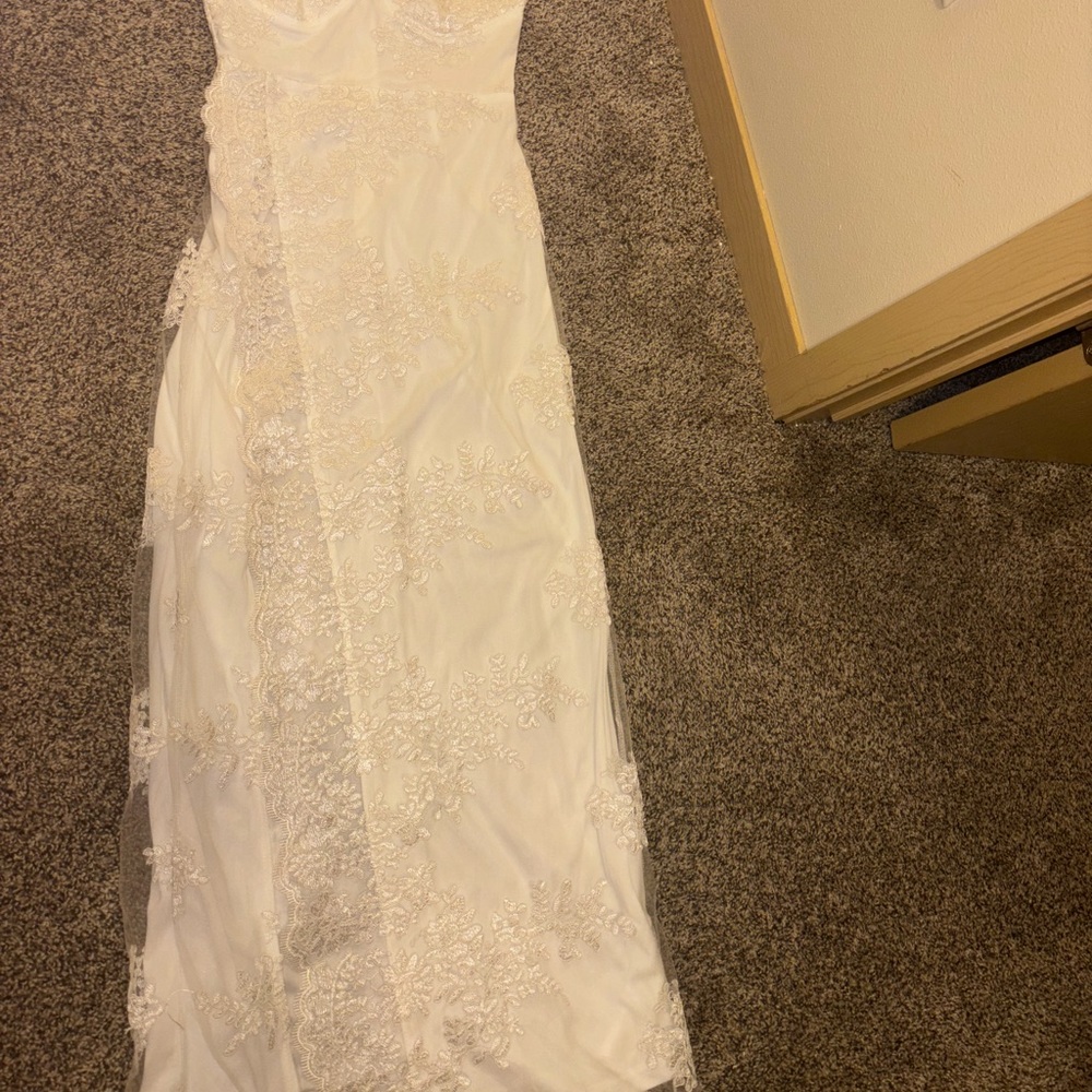 Lace High Slit Dress - Picture 5 of 7